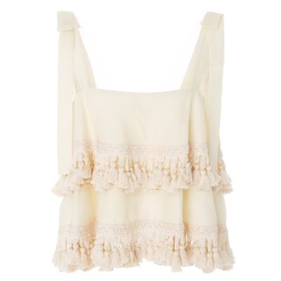 Mestiza Palma Cream Ruffle Blouse - Picture 3 of 6